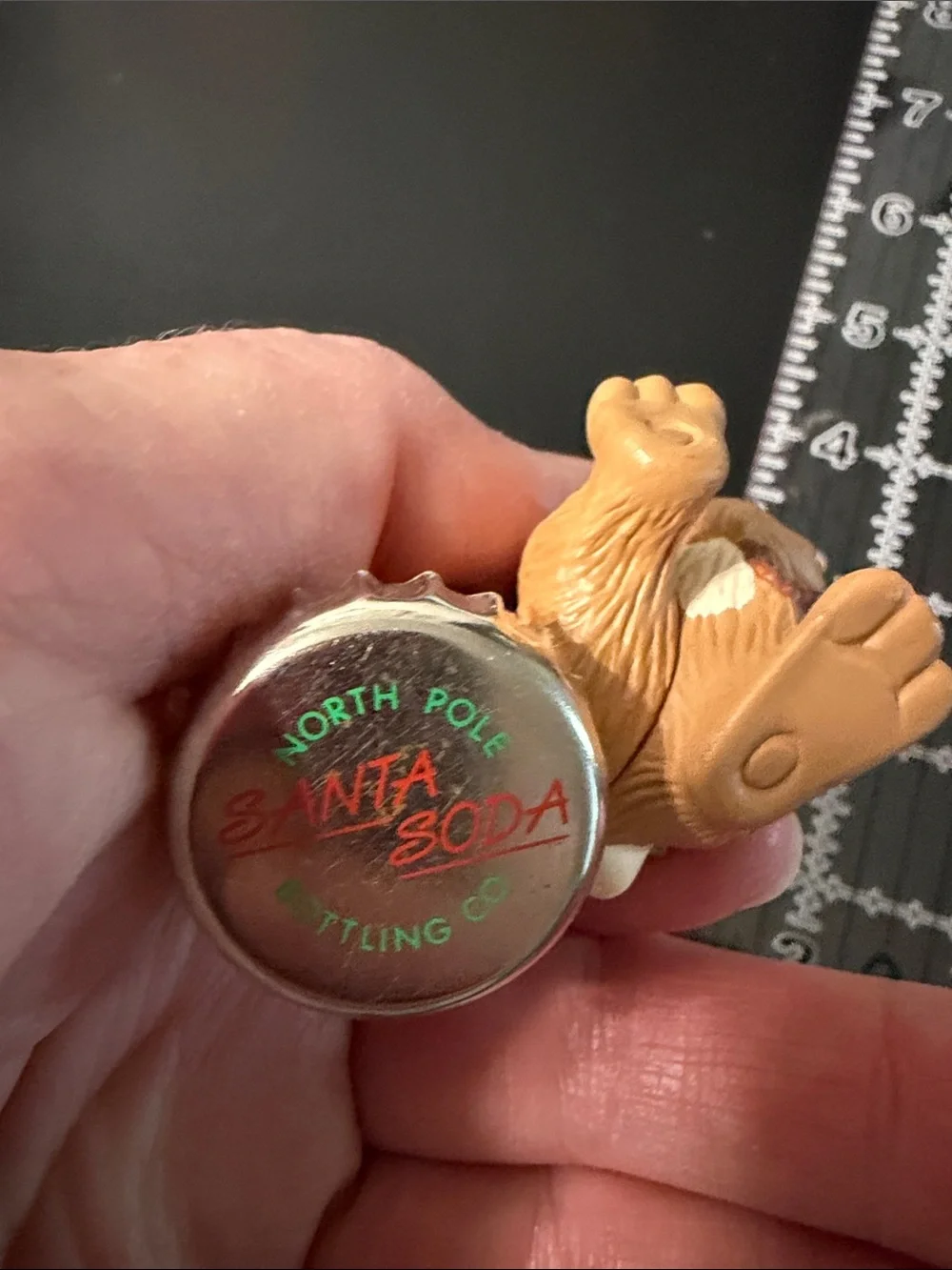 Vintage 1985 Hallmark Keepsake “Bottle Cap Fun Bunny” Pair Ornament
